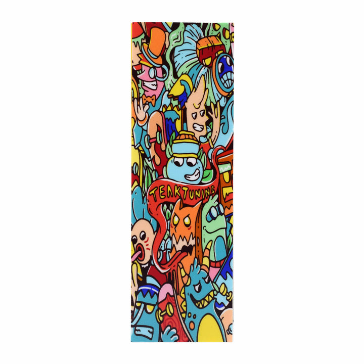 Teak Tuning "Bubble Bushings & Monsters" Deck Graphic Wrap - 35mm x 110mm