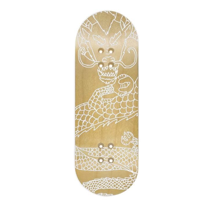 Teak Tuning "White Dragon Born" WellVentions Collaboration Deck Graphic Wrap - Designed by Christian - 35mm x 110mm (Transparent Background)