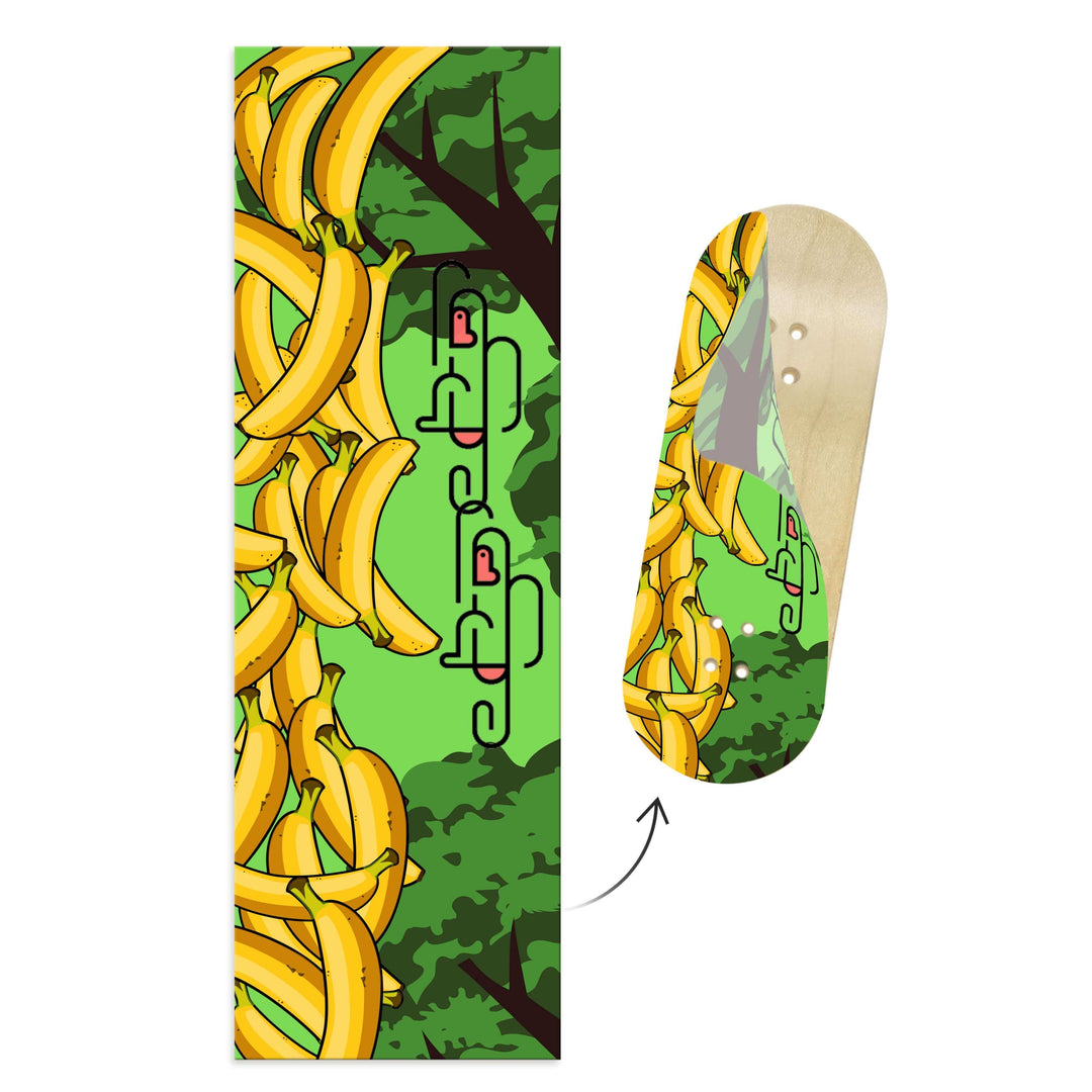 Teak Tuning "Goin' Bananas" Giveaway Winner & Teak Customer Collaboration Deck Graphic Wrap - Designed by Kenneth - 35mm x 110mm