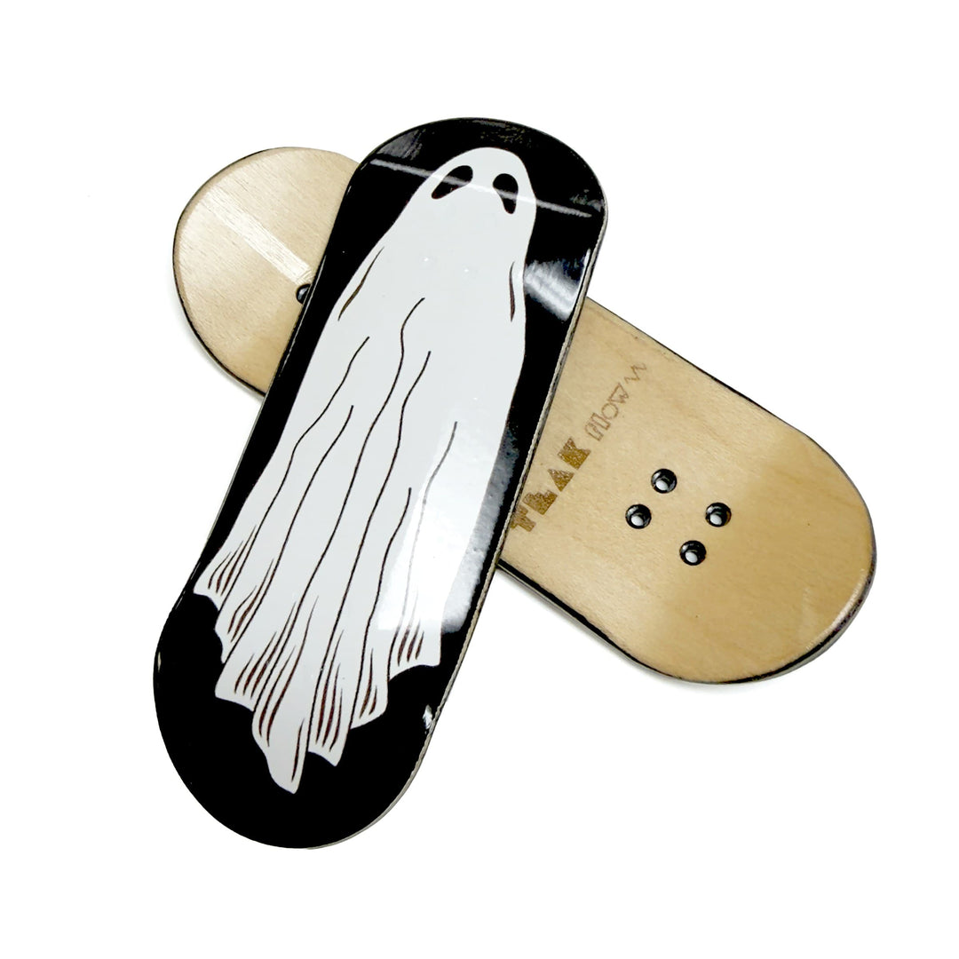 Teak Tuning Flow Series Wooden Fingerboard Deck - "Ghost" Halloween Limited Edition Graphic