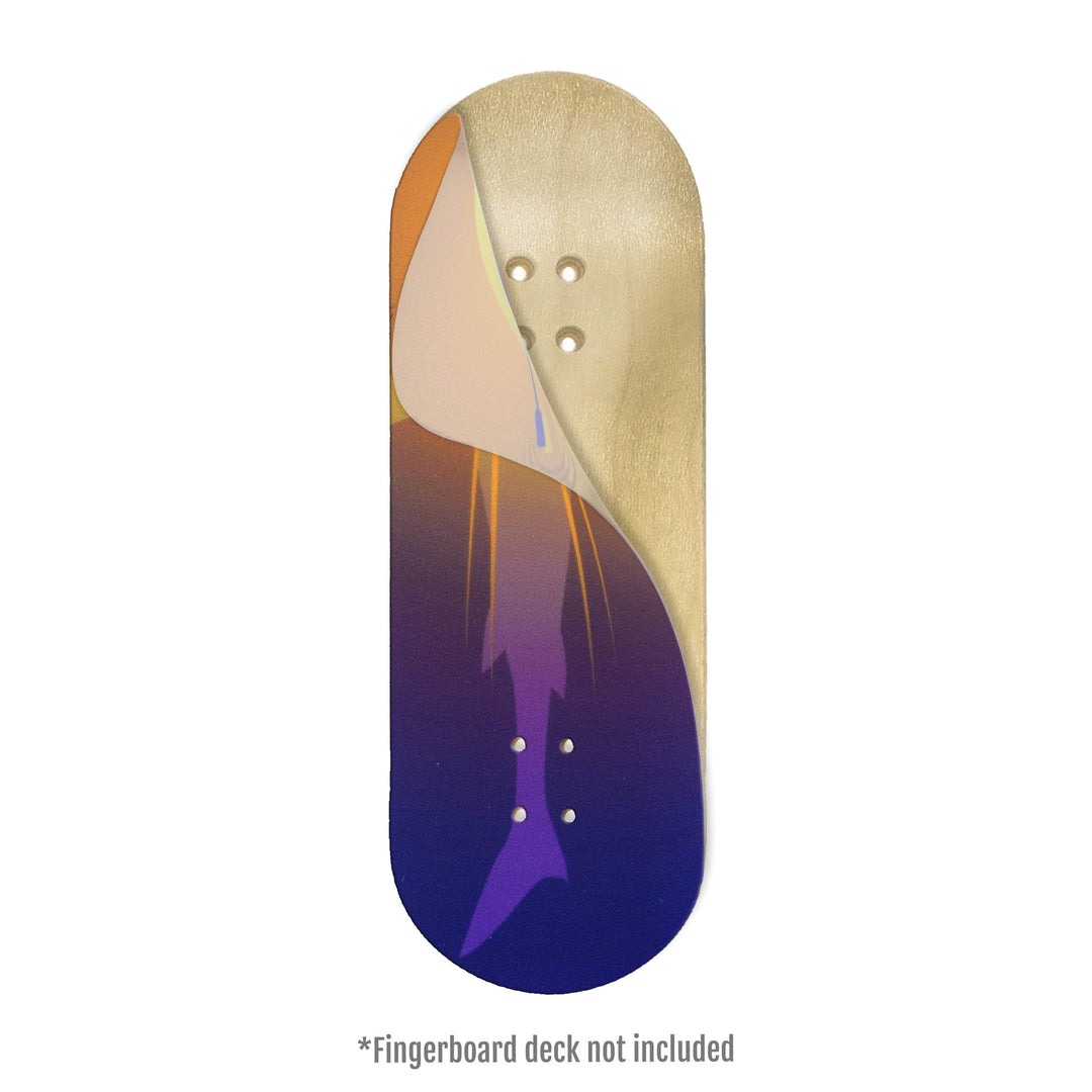 Teak Tuning "Bigger Fish" Artist Collaboration Deck Graphic Wrap - 35mm x 110mm