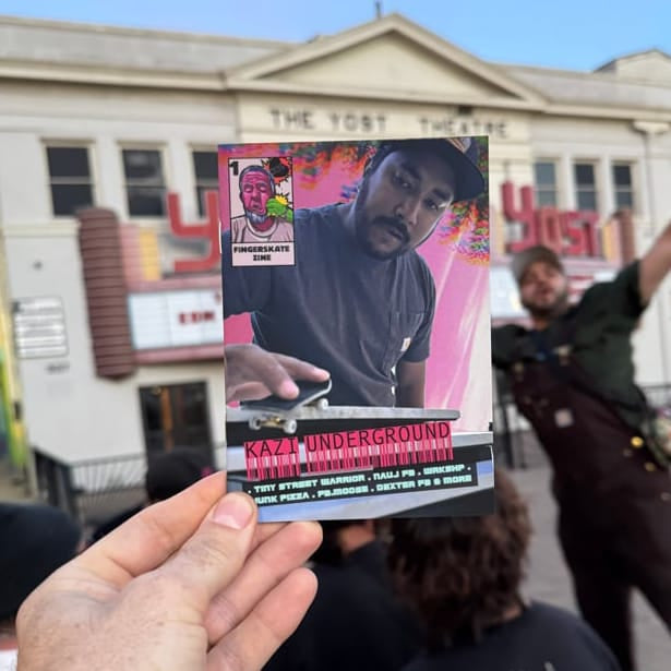 Teak Tuning Kazi Underground Fingerboard Zine - Issue #1