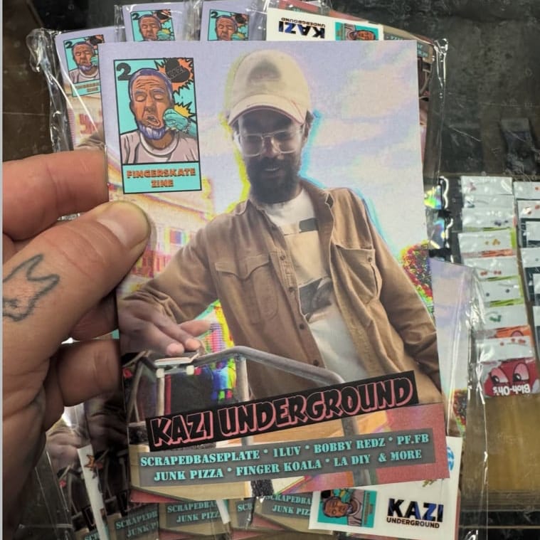 Teak Tuning Kazi Underground Fingerboard Zine - Issue #2