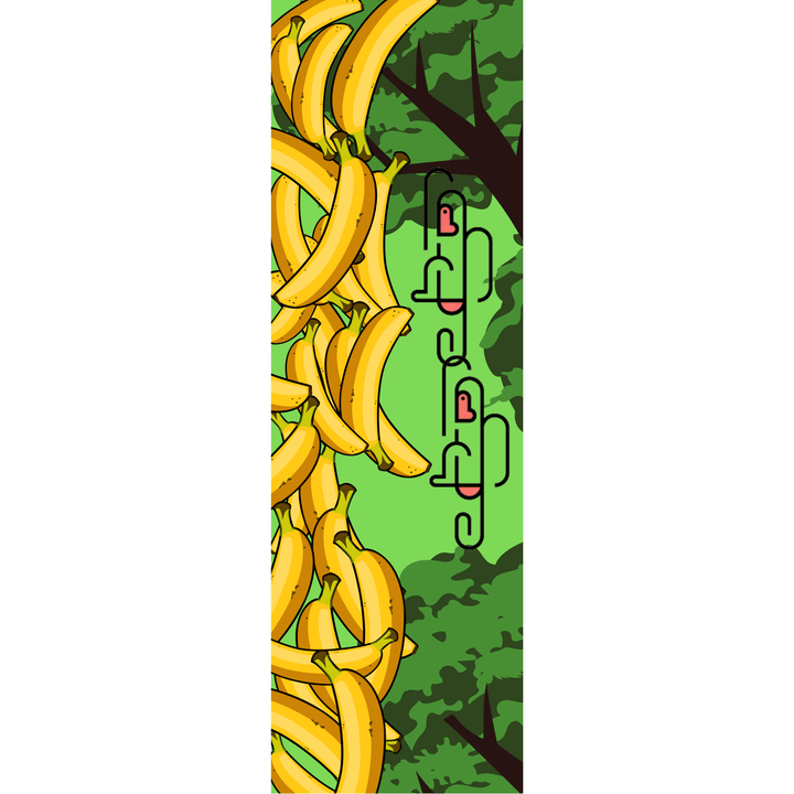 Teak Tuning "Goin' Bananas" Giveaway Winner & Teak Customer Collaboration Deck Graphic Wrap - Designed by Kenneth - 35mm x 110mm