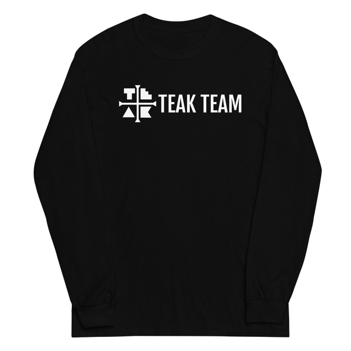 Teak Tuning Pro Fingerboards Teak Team Long Sleeve Shirt - Teak Team Merch Black / S