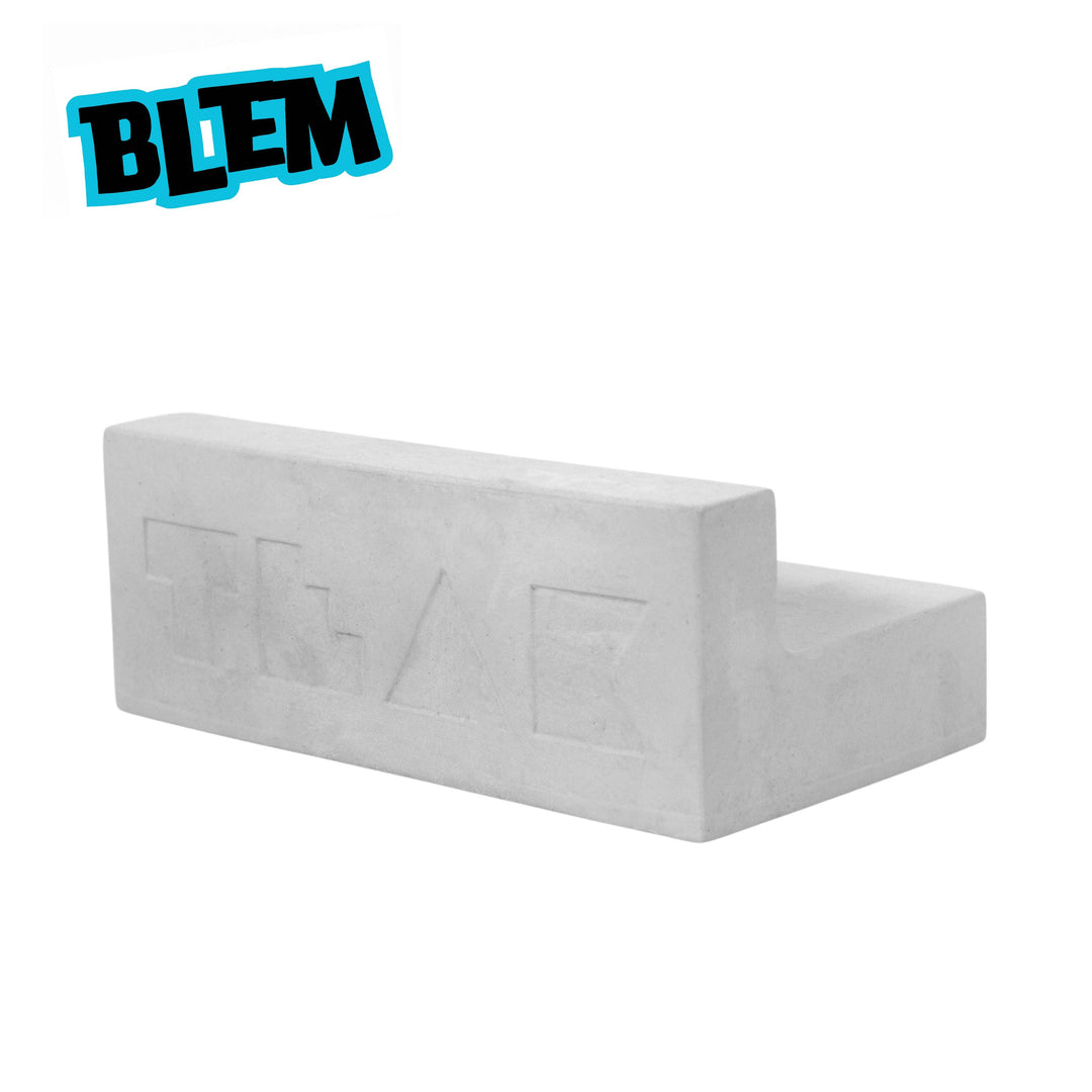 Teak Tuning BLEM Monument Series Concrete Ledge Obstacle - 4.25" Wide, 2" Tall - "Sterling Gray" Colorway - FINAL SALE
