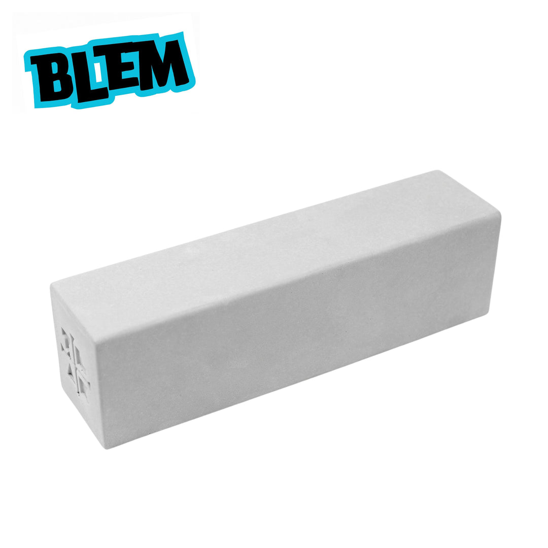 Teak Tuning BLEM Monument Series Concrete Straight "Bread" Loaf Obstacle - 7" Long, 2" Tall - "Sterling Gray" Colorway - FINAL SALE