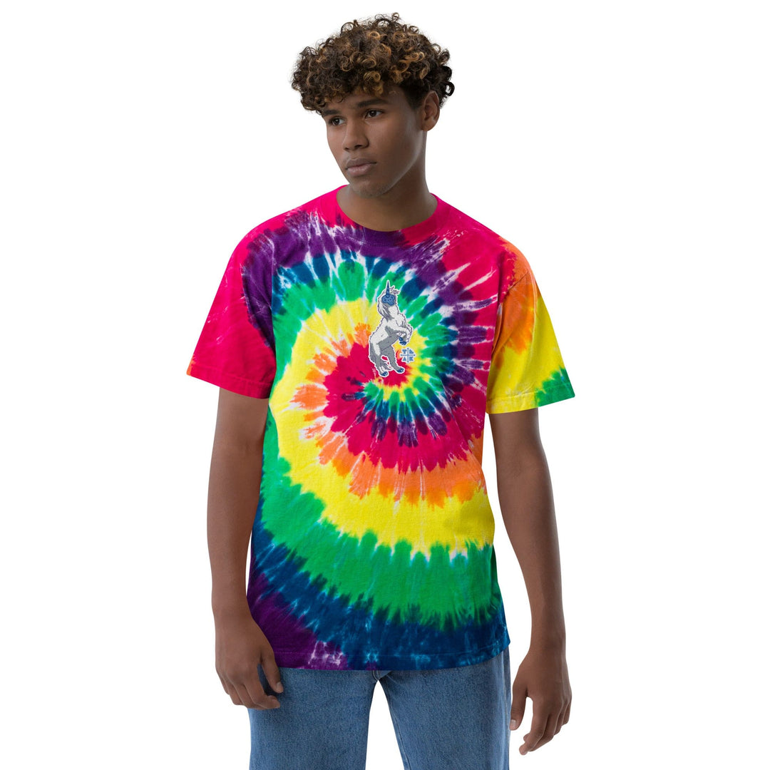 Teak Tuning Pro Fingerboards Yeticorn Oversized Tie-Dye T-Shirt S