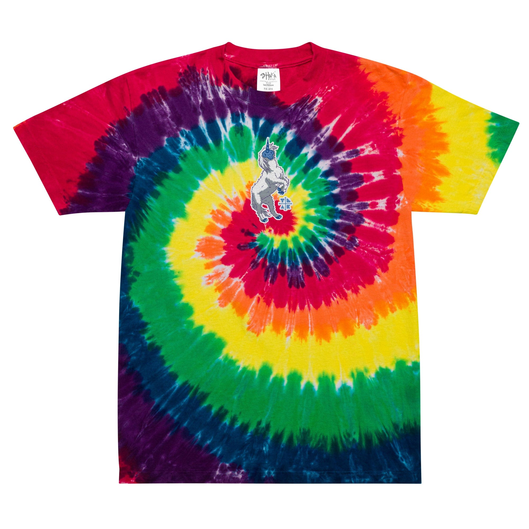 Embroidered Yeticorn Oversized Tie-Dye T-Shirt – Teak Tuning Pro