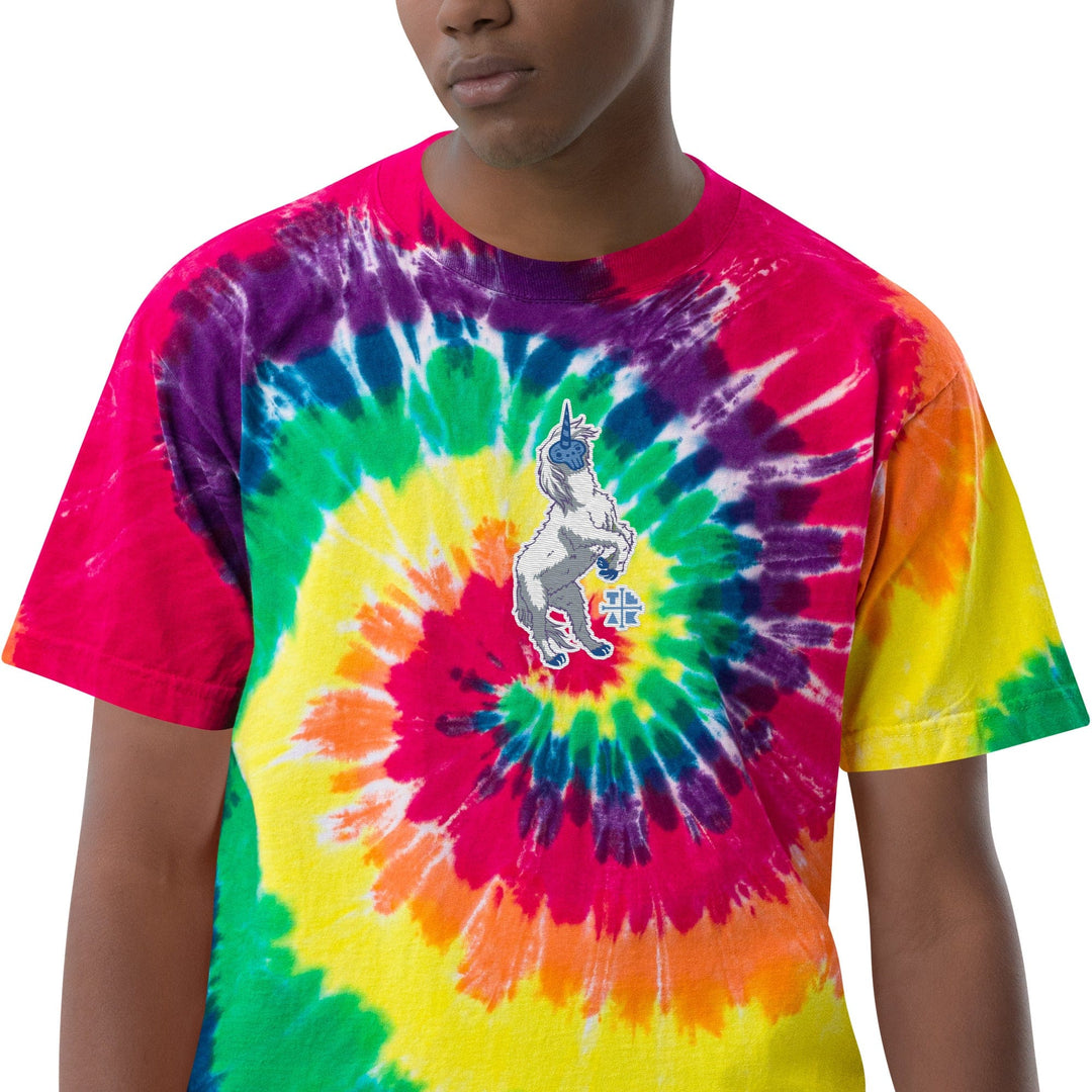 Teak Tuning Pro Fingerboards Yeticorn Oversized Tie-Dye T-Shirt