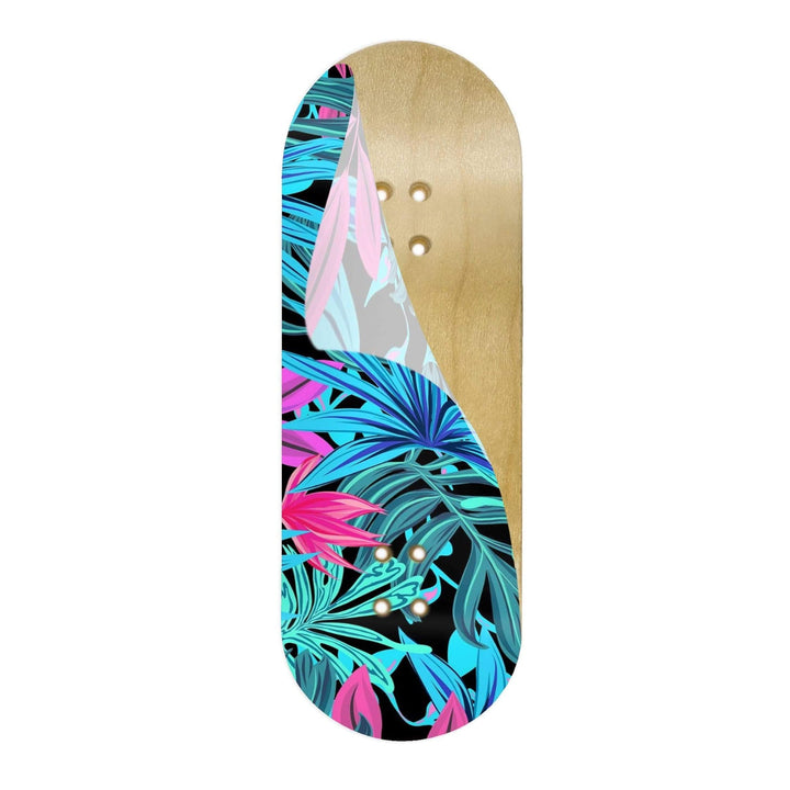 Teak Tuning Limited Edition "Vibrant Leaves" Deck Graphic Wrap - 35mm x 110mm
