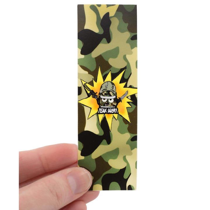 Teak Tuning "Teak Army Camo" Deck Graphic Wrap - 35mm x 110mm