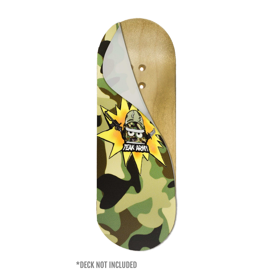 Teak Tuning "Teak Army Camo" Deck Graphic Wrap - 35mm x 110mm