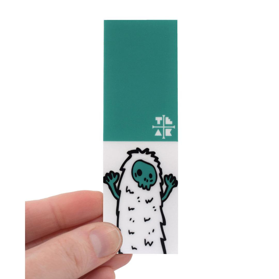 Teak Tuning "Teal Yeti" Deck Graphic Wrap (Transparent Background) - 35mm x 110mm
