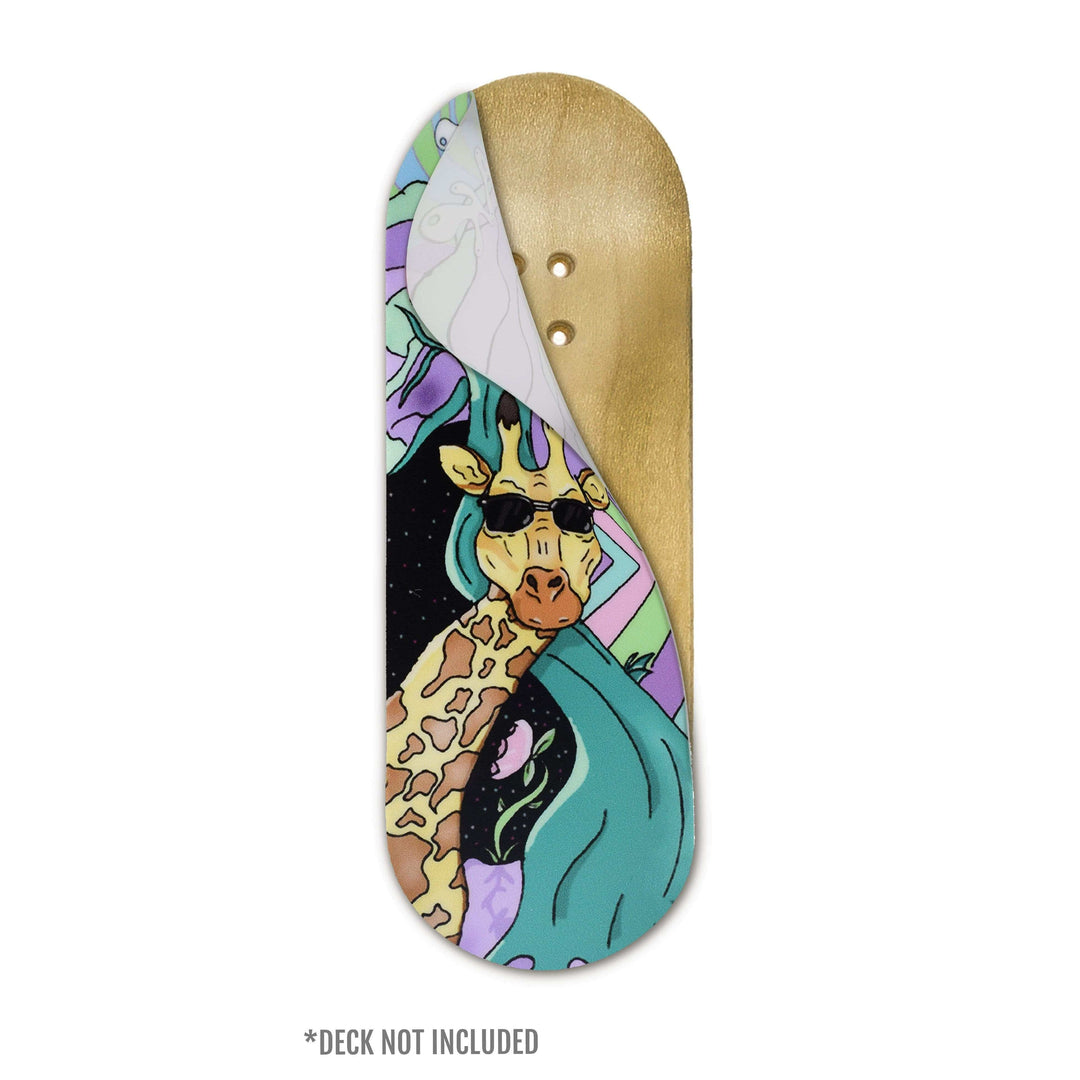 Teak Tuning "Graffiti Giraffe" Deck Graphic Wrap - 35mm x 110mm