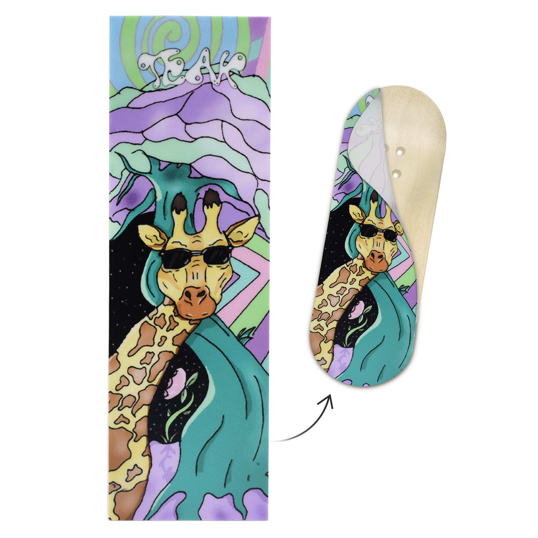 Teak Tuning "Graffiti Giraffe" Deck Graphic Wrap - 35mm x 110mm