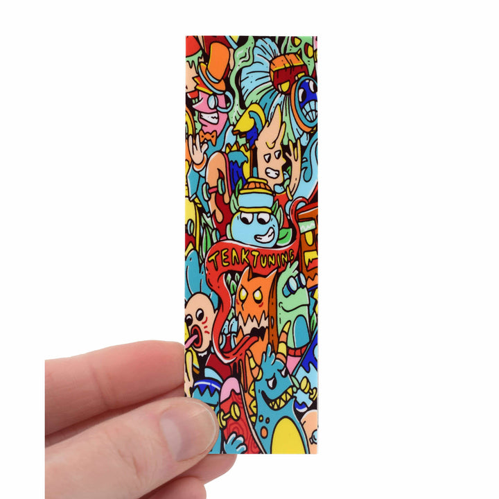 Teak Tuning "Bubble Bushings & Monsters" Deck Graphic Wrap - 35mm x 110mm