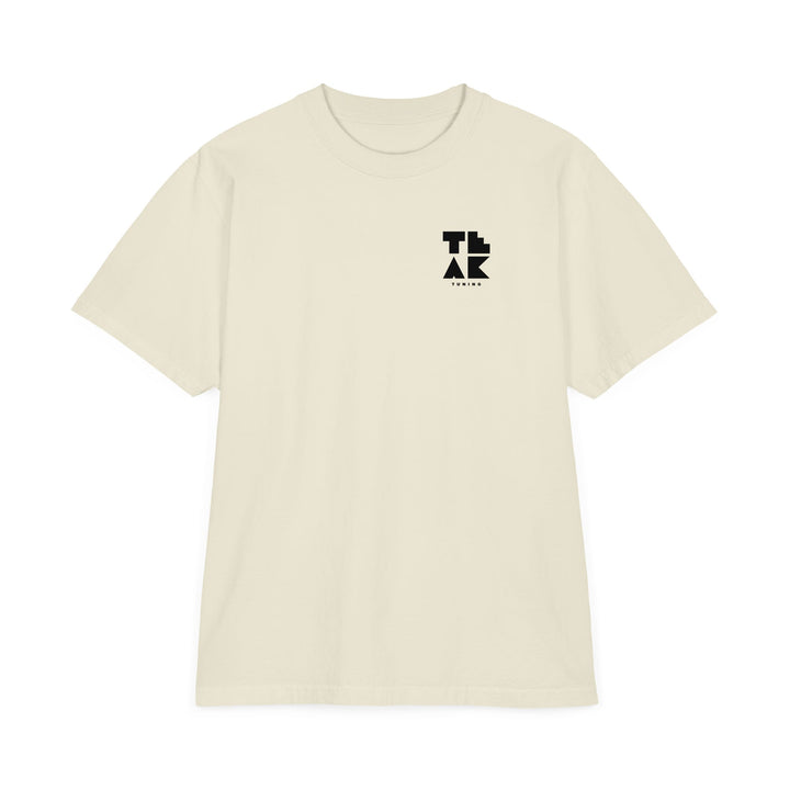 Teak Tuning Merch TK-34 Truck Assembly Tee, Cream - Heavyweight Skate T-Shirt