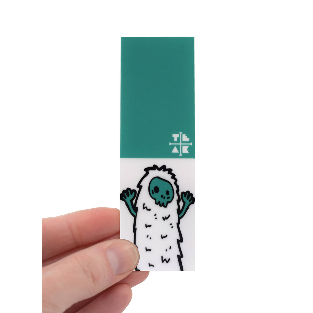 Teak Tuning "Teal Yeti" Deck Graphic Wrap (Transparent Background) - 35mm x 110mm