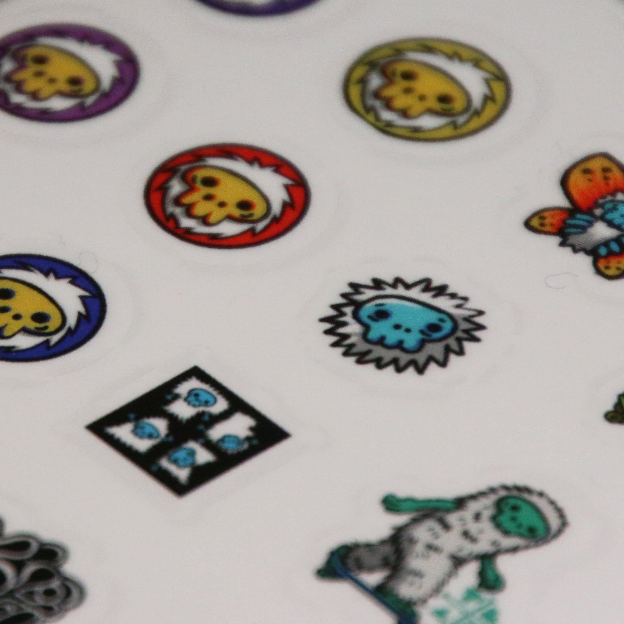 Teak Mini Stickers Sheet - Yeti Takeover Edition - 31 Premium