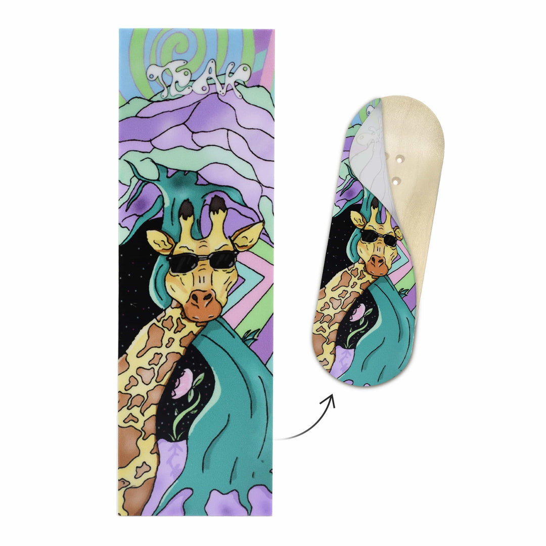 Teak Tuning "Graffiti Giraffe" Deck Graphic Wrap - 35mm x 110mm