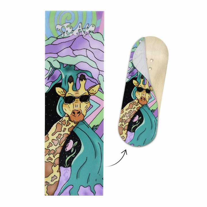 Teak Tuning "Graffiti Giraffe" Deck Graphic Wrap - 35mm x 110mm