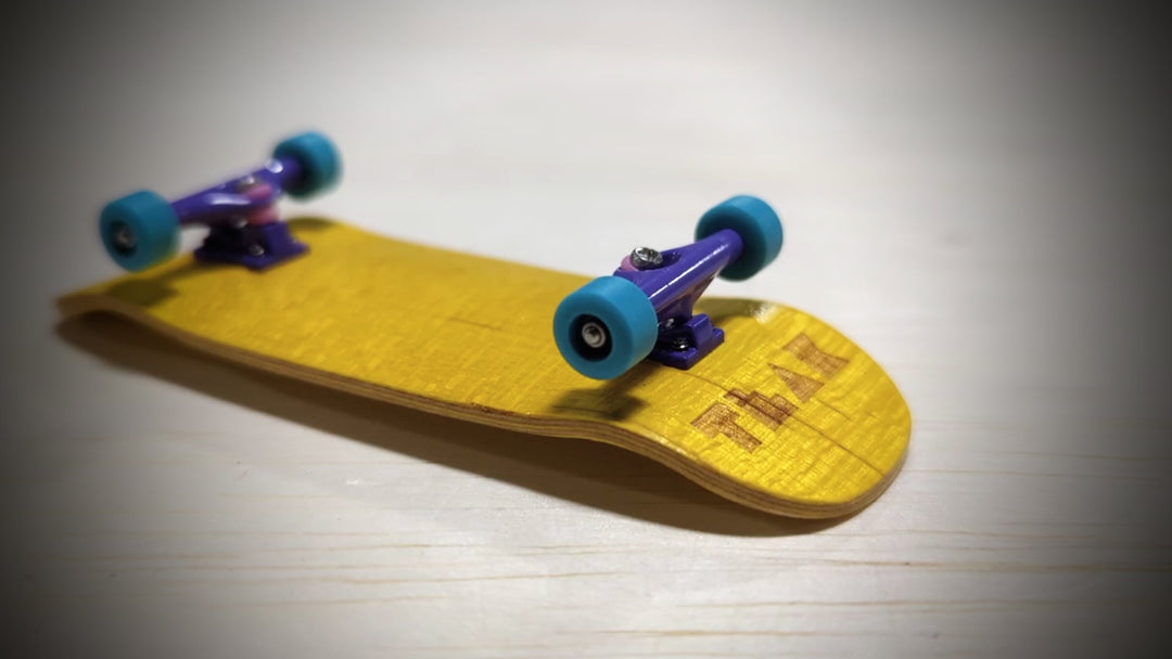 33.5mm Boxy Deck Complete + Apex Wheels + Prodigy Swerve Trucks  - "Yak Attack"