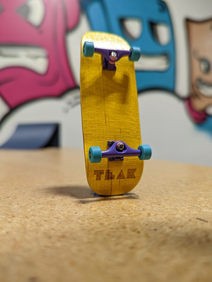 Teak Tuning 33.5mm Boxy Deck Complete + Apex Wheels + Prodigy Swerve Trucks  - "Yak Attack"