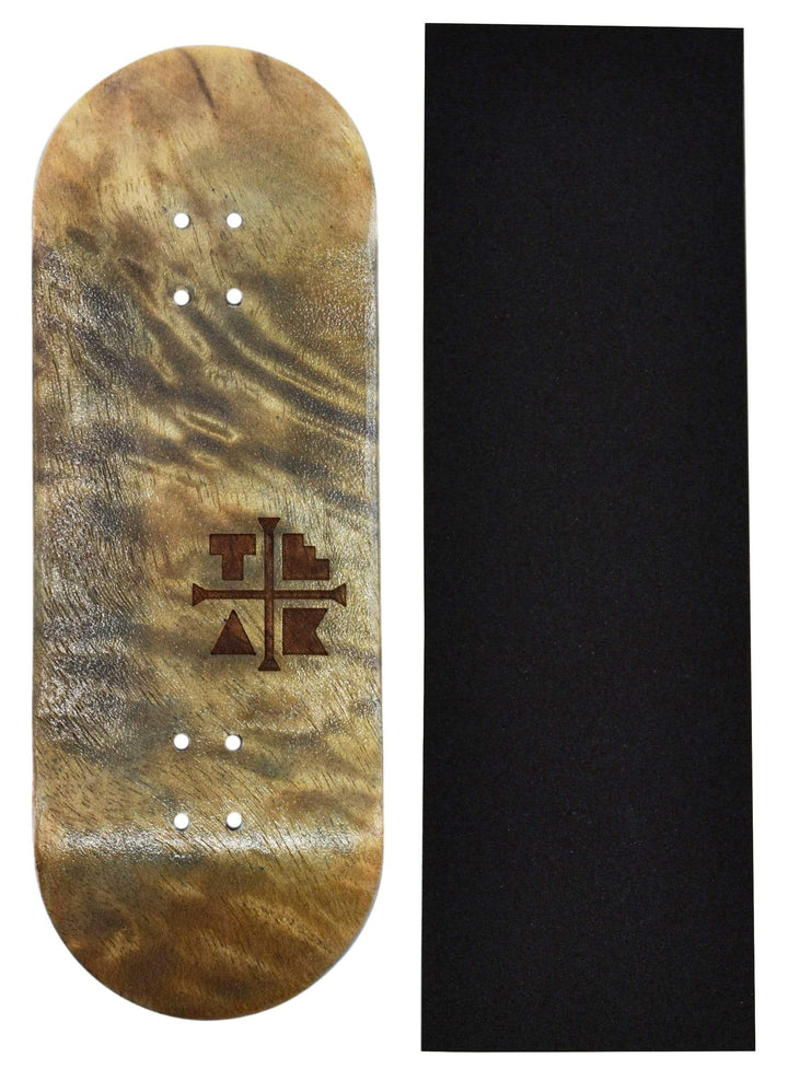 Teak Tuning PROlific Wooden Fingerboard Deck, "The Graham Cracker" - 34mm x 97mm