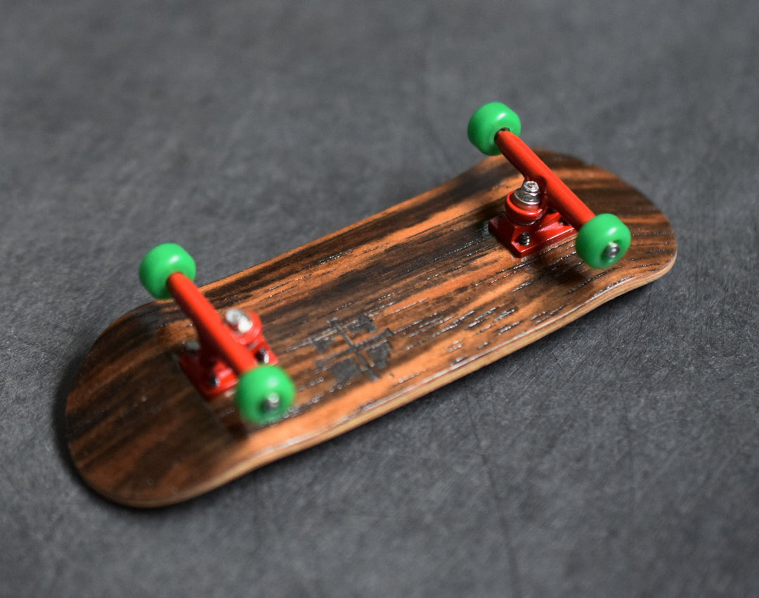 Teak Tuning 32mm Prolific Gen2 Fingerboard Complete - "Bob Would Be Proud" Colorway - Gen2 Prodigy Trucks + Pro Duro Bubble Bushings