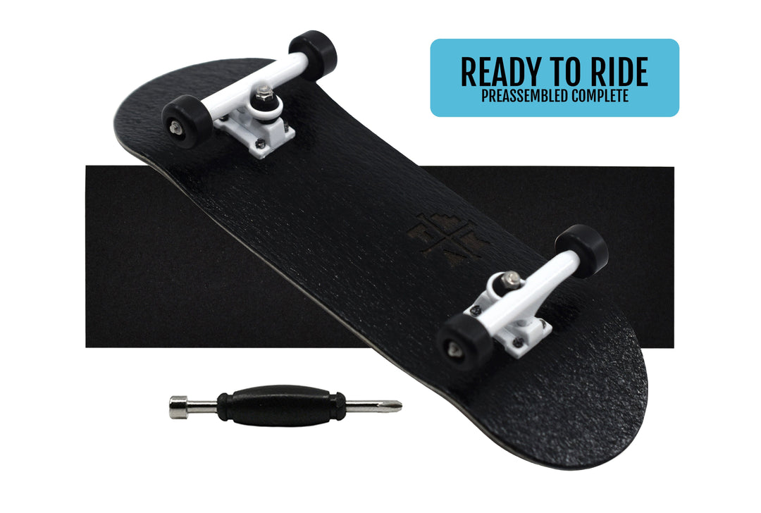  Teak Tuning Prolific Pre-Assembeld Complete Fingerboard with  Prodigy Trucks, 32mm - Cloud Nine - Upgraded Components, Locknuts, Bearing  Wheels - Pro Board Shape & Size : Toys & Games