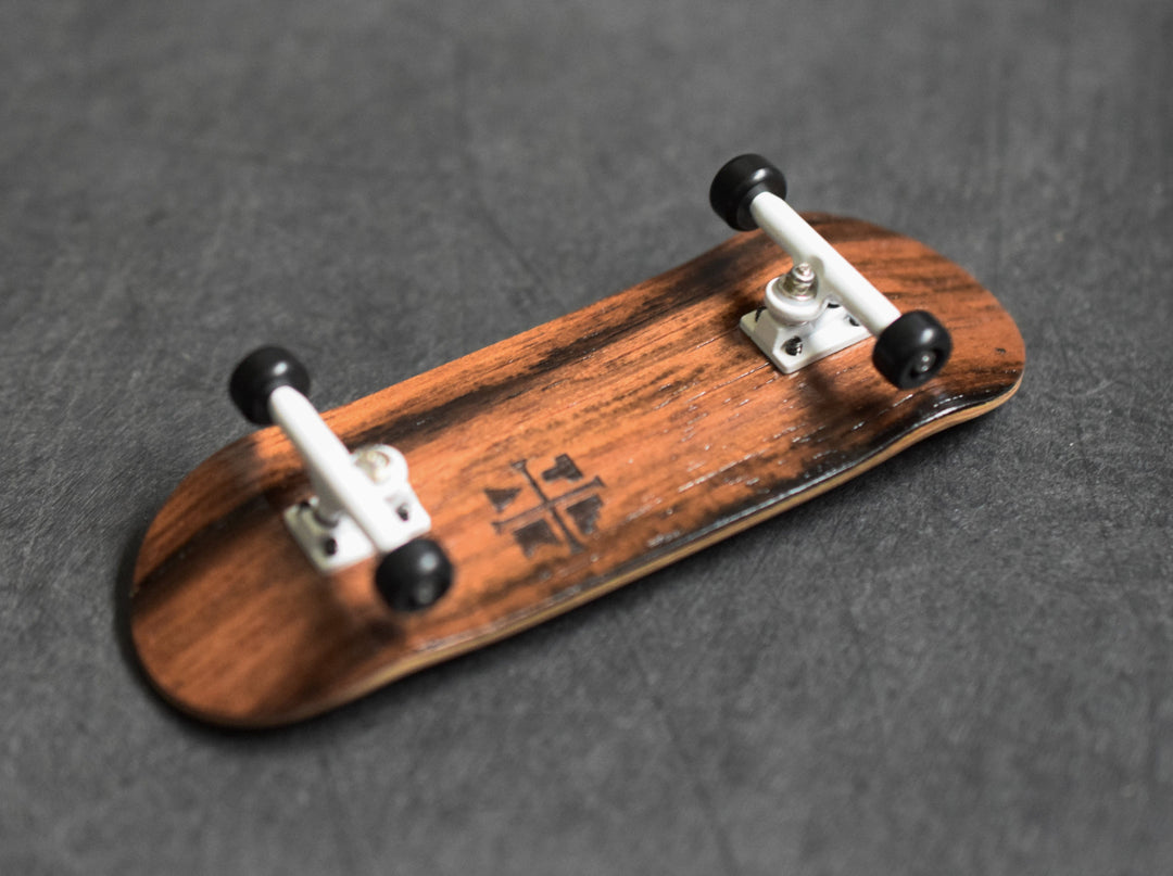 Teak Tuning 32mm Prolific Gen2 Fingerboard Complete - "Double Vision" Colorway - Gen2 Prodigy Trucks + Pro Duro Bubble Bushings