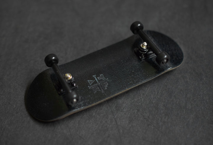 Teak Tuning 32mm Prolific Gen2 Fingerboard Complete - "All Blacks" Colorway - Gen2 Prodigy Trucks + Pro Duro Bubble Bushings