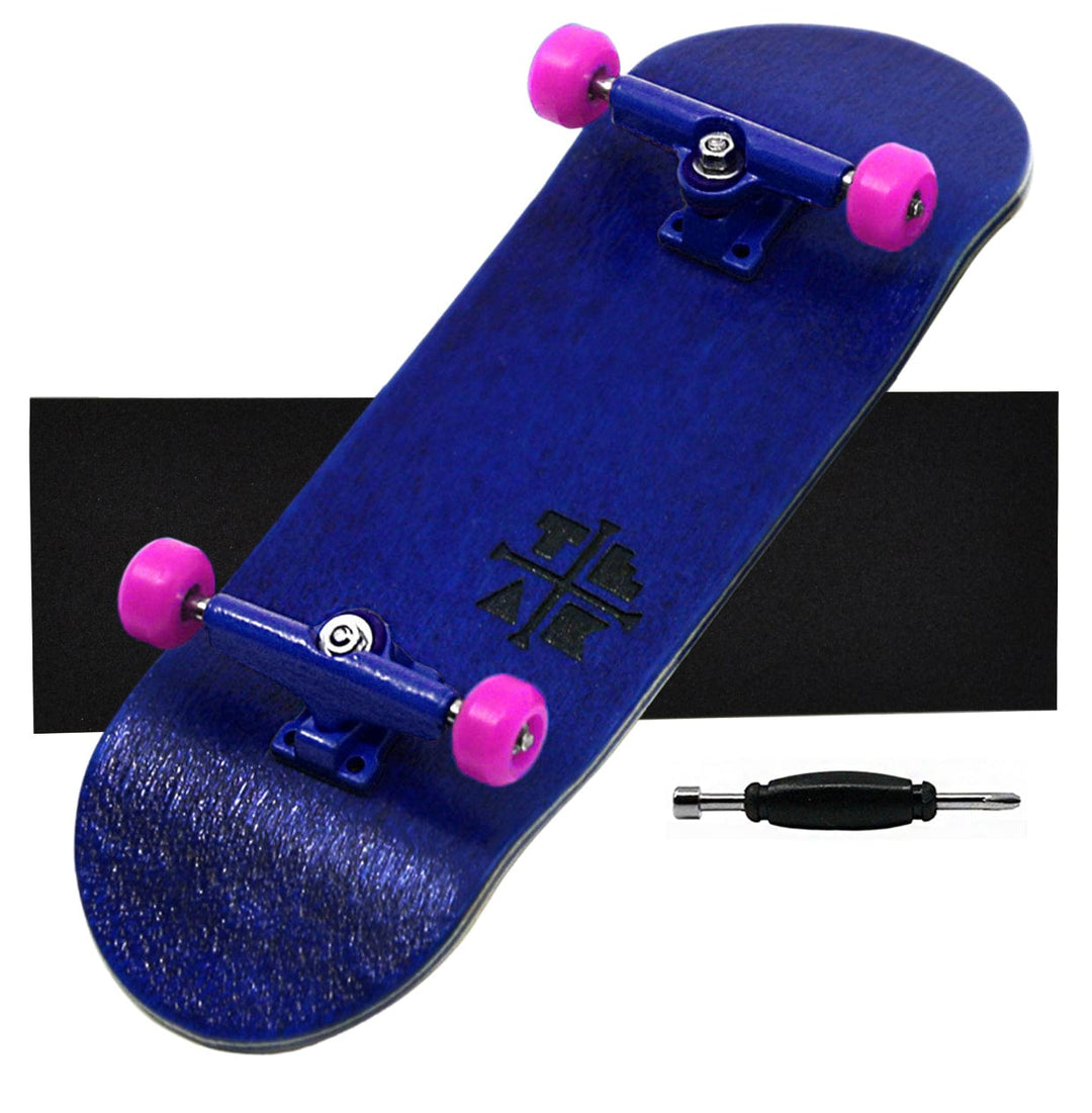 Teak Tuning PROlific 32mm Complete - "Blue & Pink" - Spacer Trucks + O-Ring Tuning