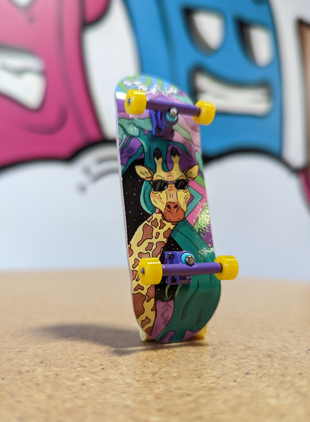 Teak Tuning 32mm Heat Transfer Graphic Complete + 71D Apex Wheels - "Graffiti Giraffe"