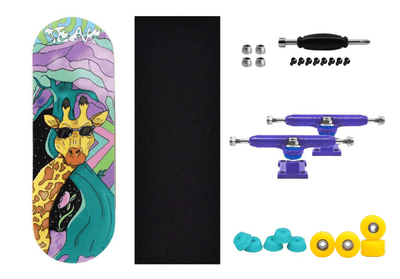 Teak Tuning 32mm Heat Transfer Graphic Complete + 71D Apex Wheels - "Graffiti Giraffe"