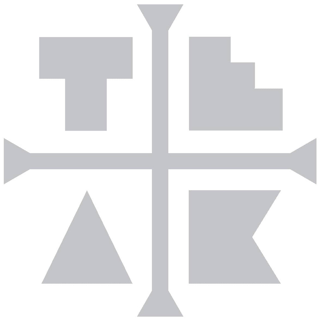 Teak Tuning Medium Teak Logo Sticker (5" Large) Silver Gray