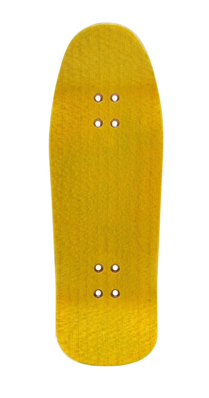 Teak Tuning Carlsbad Cruiser Wooden Fingerboard Deck, "Banana Yellow" - 34mm x 100mm