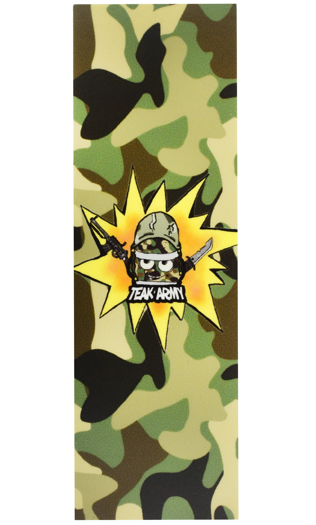 Teak Tuning "Teak Army Camo" Deck Graphic Wrap - 35mm x 110mm