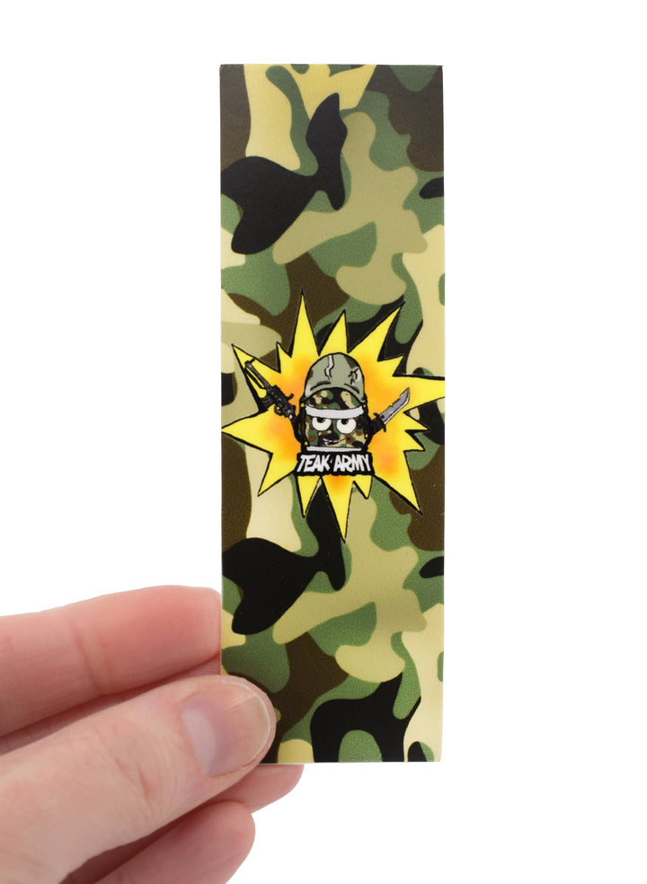 Teak Tuning "Teak Army Camo" Deck Graphic Wrap - 35mm x 110mm