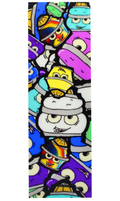 Teak Tuning "Bubble Bushing Collage" Deck Graphic Wrap - 35mm x 110mm
