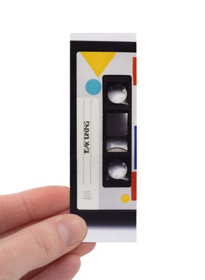 Teak Tuning "Cassette Tape" Deck Graphic Wrap - 35mm x 110mm