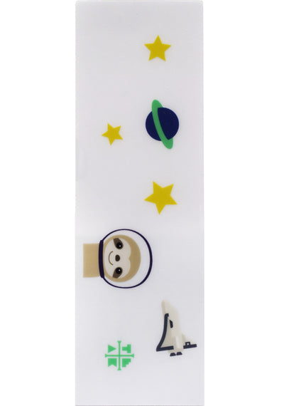 Teak Tuning "Sloth in Space" Deck Graphic Wrap (Transparent Background) - 35mm x 110mm