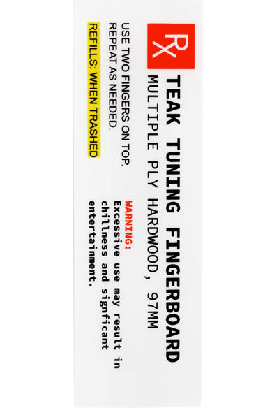 Teak Tuning "Teak Prescription" Deck Graphic Wrap - 35mm x 110mm