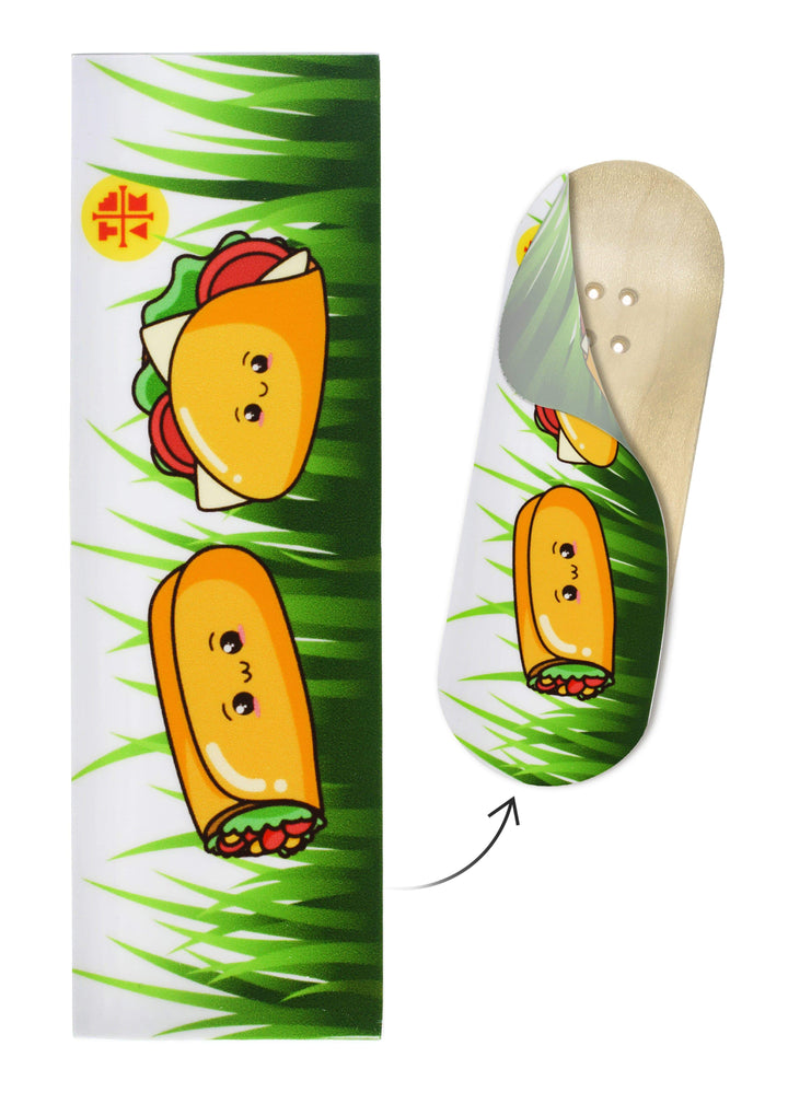 Teak Tuning "Happy Tacos" Deck Graphic Wrap - 35mm x 110mm