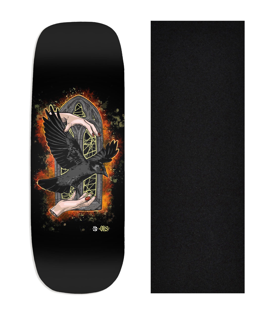 Teak Tuning Heat Transfer Graphic Wooden Fingerboard Deck, @onehandskate - Entry#147 Boxy Deck