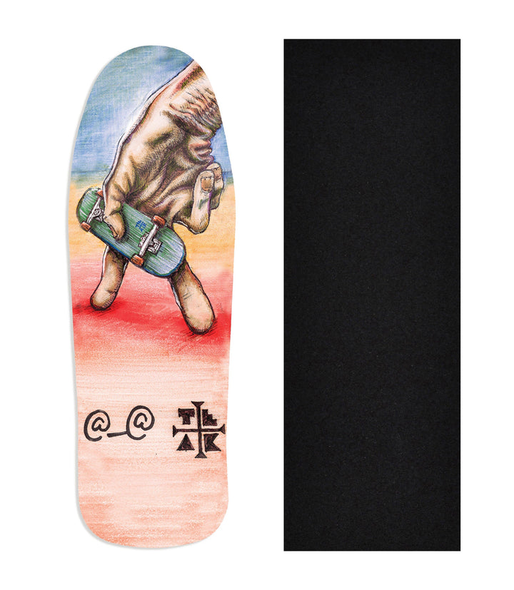 Teak Tuning Heat Transfer Graphic Wooden Fingerboard Deck, @louis_costa - Entry#24 Carlsbad Cruiser Deck