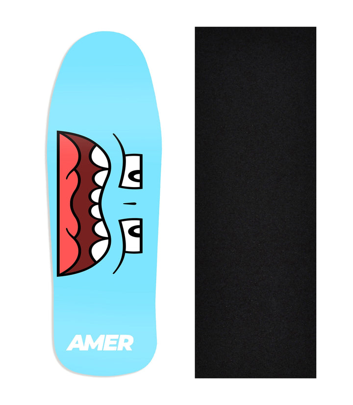 Teak Tuning Heat Transfer Graphic Wooden Fingerboard Deck, Amer - Entry#52 Carlsbad Cruiser Deck