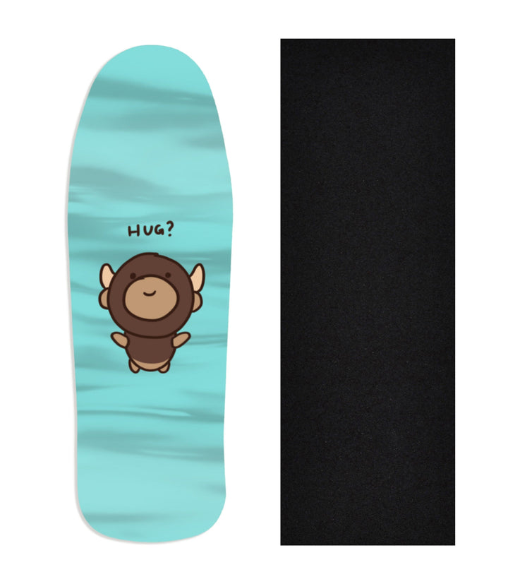 Teak Tuning Heat Transfer Graphic Wooden Fingerboard Deck, "@trumanlum - Entry 129" Carlsbad Cruiser Deck