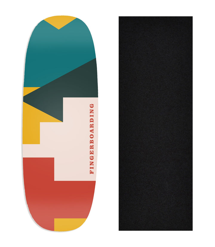 Teak Tuning Heat Transfer Graphic Wooden Fingerboard Deck, @constant_signs - Entry#22 Ohhh Deck